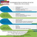 calendarizacion