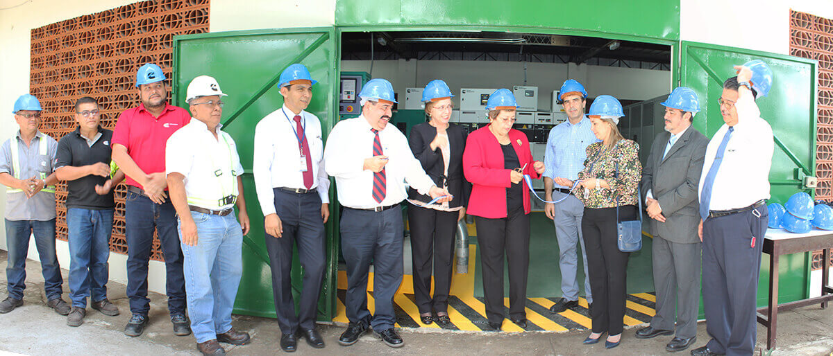 SE INAUGURÓ LA NUEVA PLANTA ELÉCTRICA EN ITCA SANTA TECLA