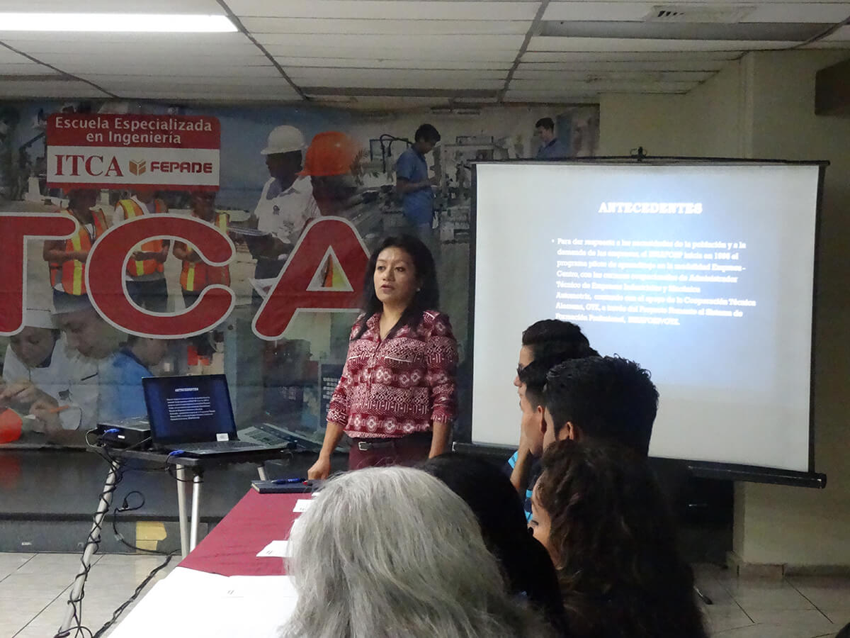 VISITA DE REPRESENTANTES DE UNIVERSIDAD LA SALLE, NICARAGUA