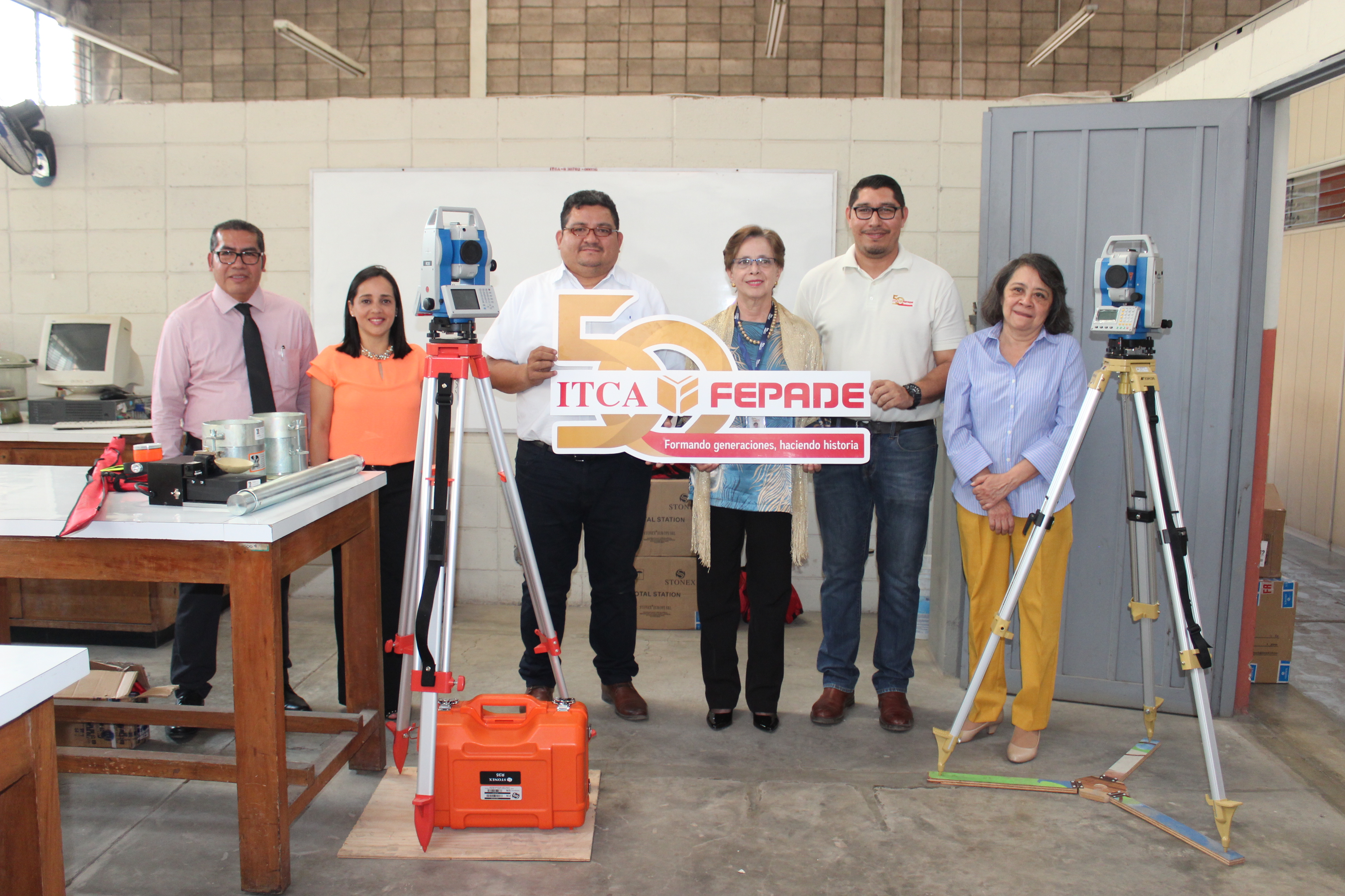 RECIBIERON NUEVO EQUIPO DIDÁCTICO LAS ESCUELA DE AUTOMOTRIZ Y CIVIL Y EL CENTRO REGIONAL SAN MIGUEL