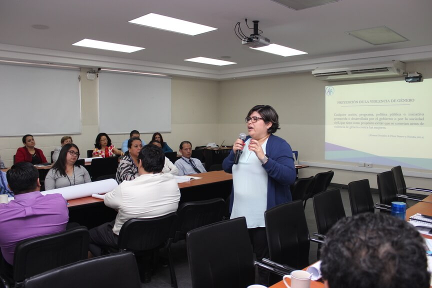 TALLER “PROTOCOLO DE ACTUACIÓN PARA LA PREVENCIÓN Y DETECCIÓN DE VIOLENCIA CONTRA LA MUJER, BASADA EN SU GÉNERO EN LAS INSTITUCIONES DE EDUCACIÓN SUPERIOR”