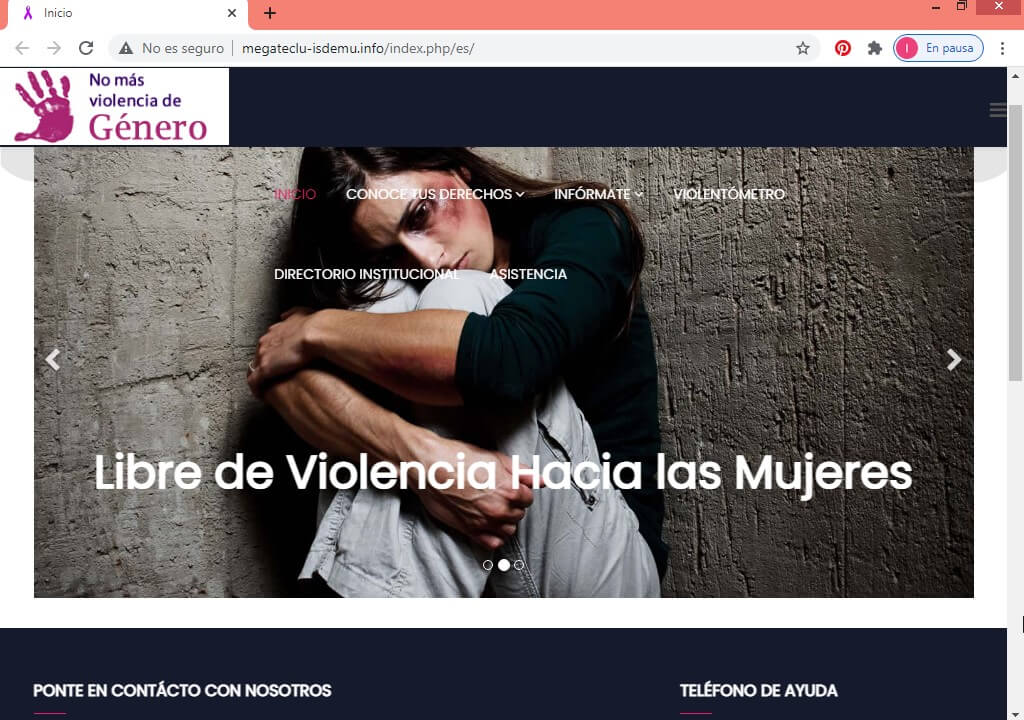 FOMENTO DE UNA VIDA LIBRE DE VIOLENCIA CONTRA LA MUJER, A TRAVÉS DE LA SOCIALIZACIÓN Y USO DE UNA PLATAFORMA INTEGRAL, IMPLEMENTADA EN COORDINACIÓN CON ISDEMU LA UNIÓN EN LA ZONA ORIENTAL