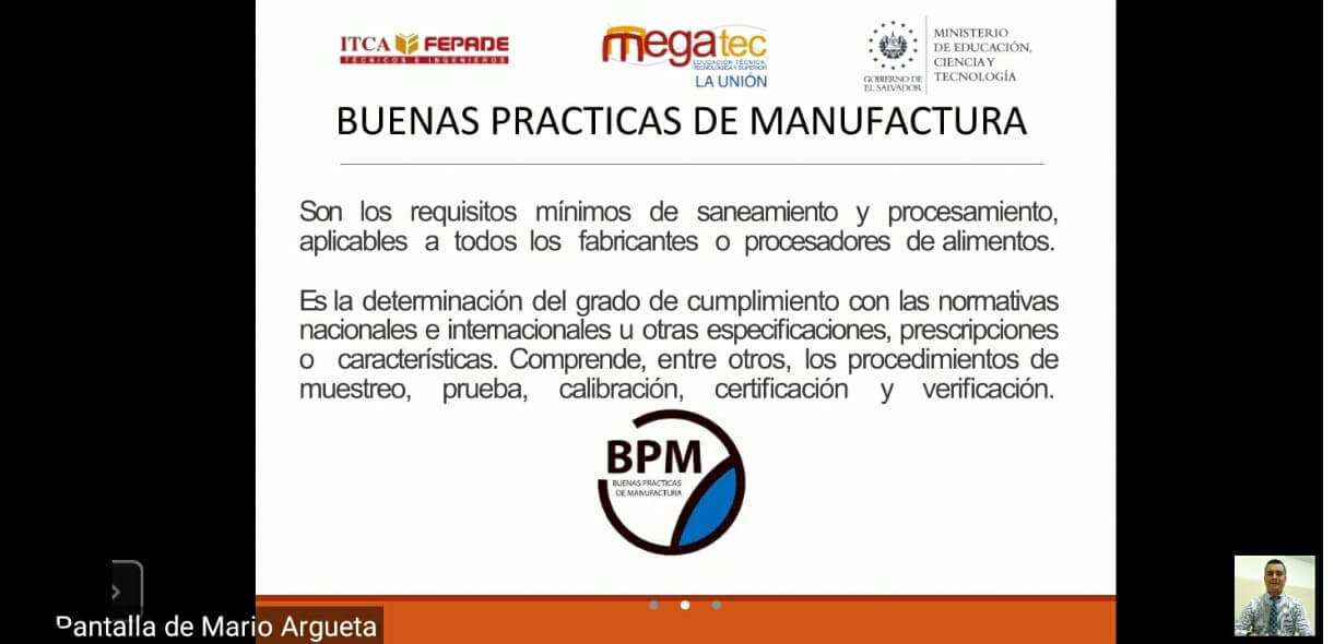 FORTALECIMIENTO DE BUENAS PRÁCTICAS DE MANUFACTURA BPM, EN LA ELABORACIÓN DE ALIMENTOS. PROYECTO DIRIGIDO A ASILOS Y ORFANATOS DE LA CIUDAD DE SAN MIGUEL.