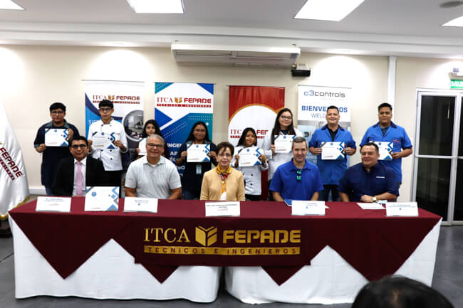 C3CONTROLS ENTREGÓ BECAS A ESTUDIANTES EN CARRERAS TÉCNICAS