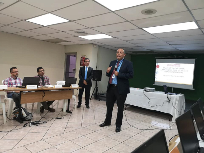 TALLER VALIDACIÓN DE COMPETENCIAS PARA LA CARRERA DE TÉCNICO EN ENERGÍAS RENOVABLES.