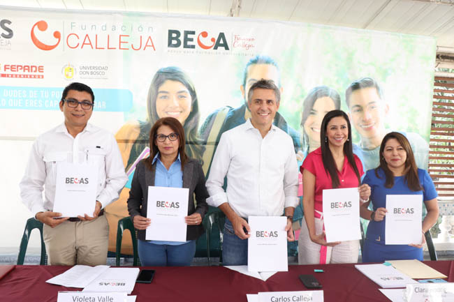 FUNDACIÓN CALLEJA ENTREGÓ 66 BECAS DE ESTUDIOS SUPERIORES