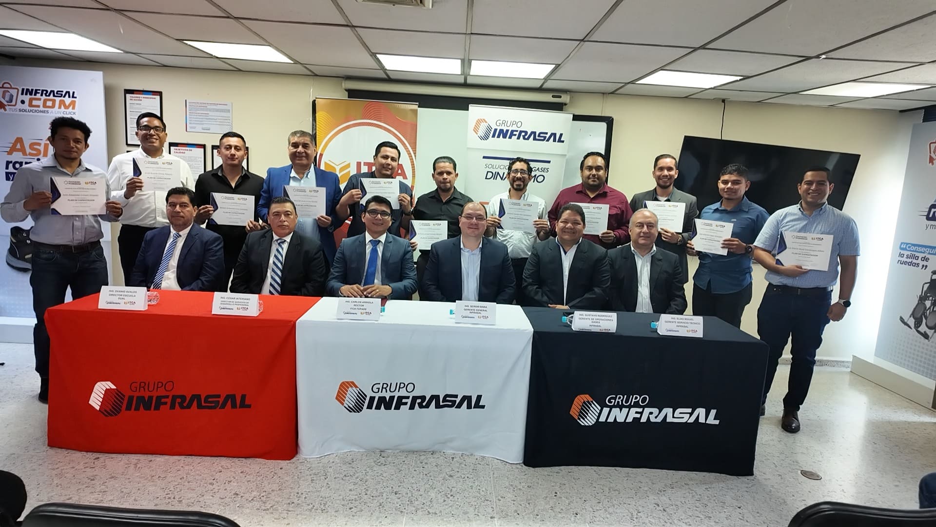 INFRASAL IMPULSA LA FORMACIÓN TÉCNICA DE SU TALENTO HUMANO Y APUESTA POR LA INDUSTRIA 4.0 JUNTO A ITCA-FEPADE