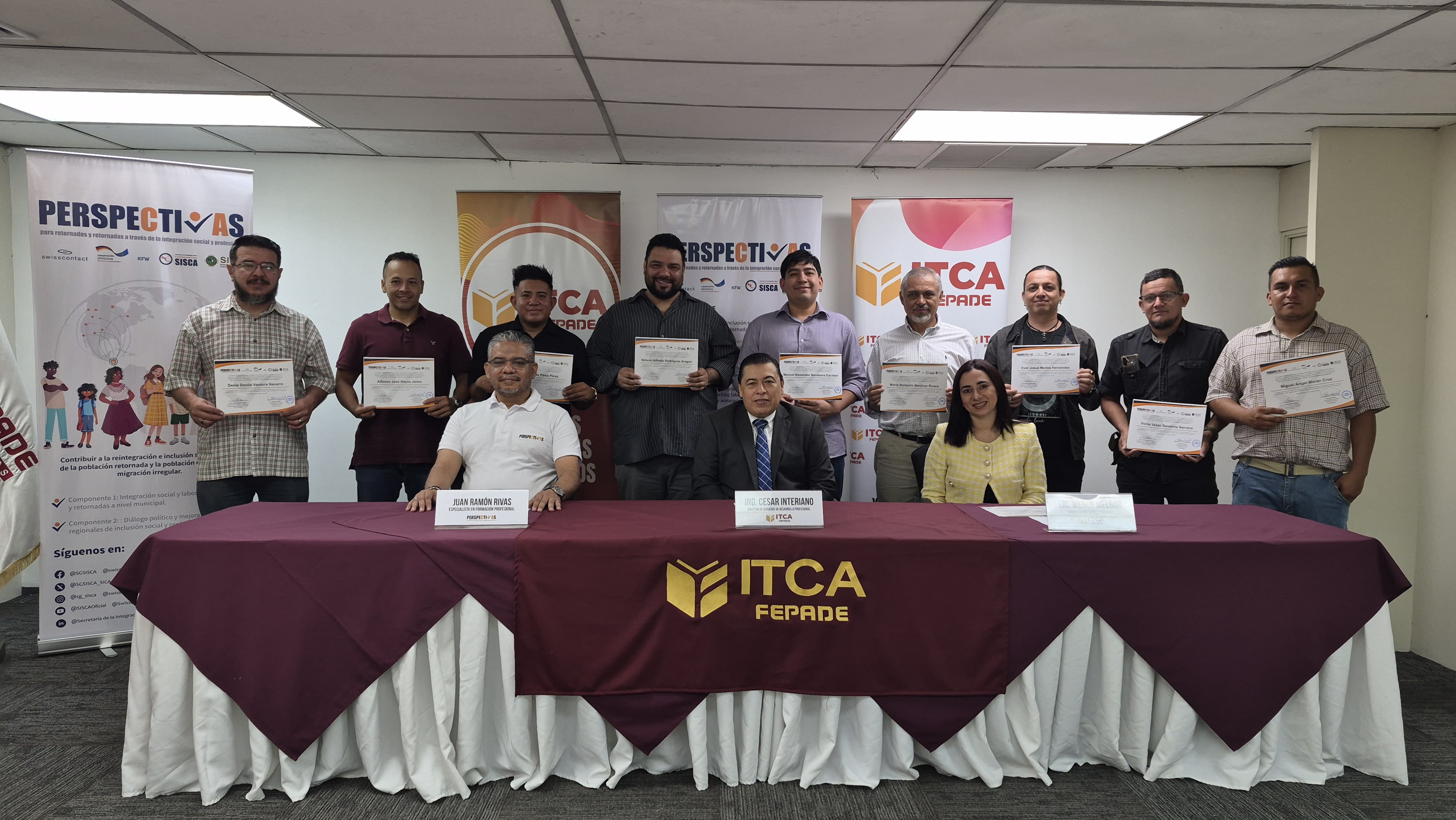 ALUMNOS DE ITCA-FEPADE SE ESPECIALIZAN EN SOLDADURA Y ESTRUCTURAS METÁLICAS